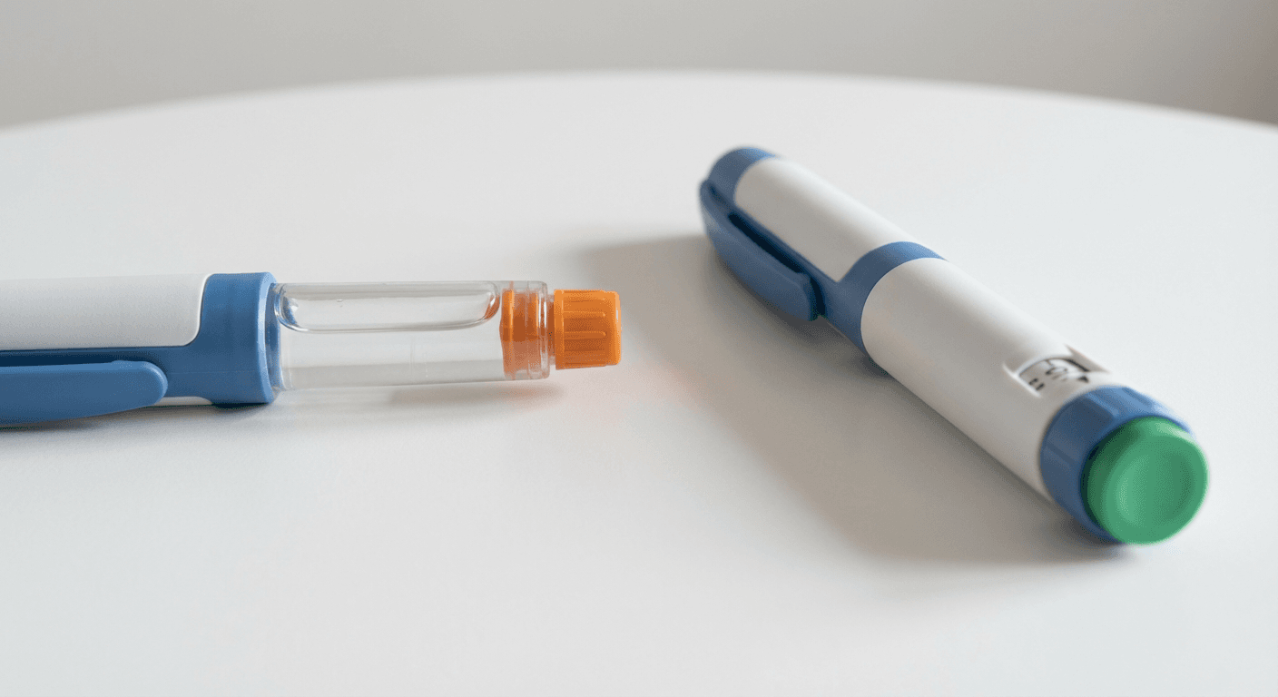 Side by side comparison of Mounjaro and Ozempic weight loss medications