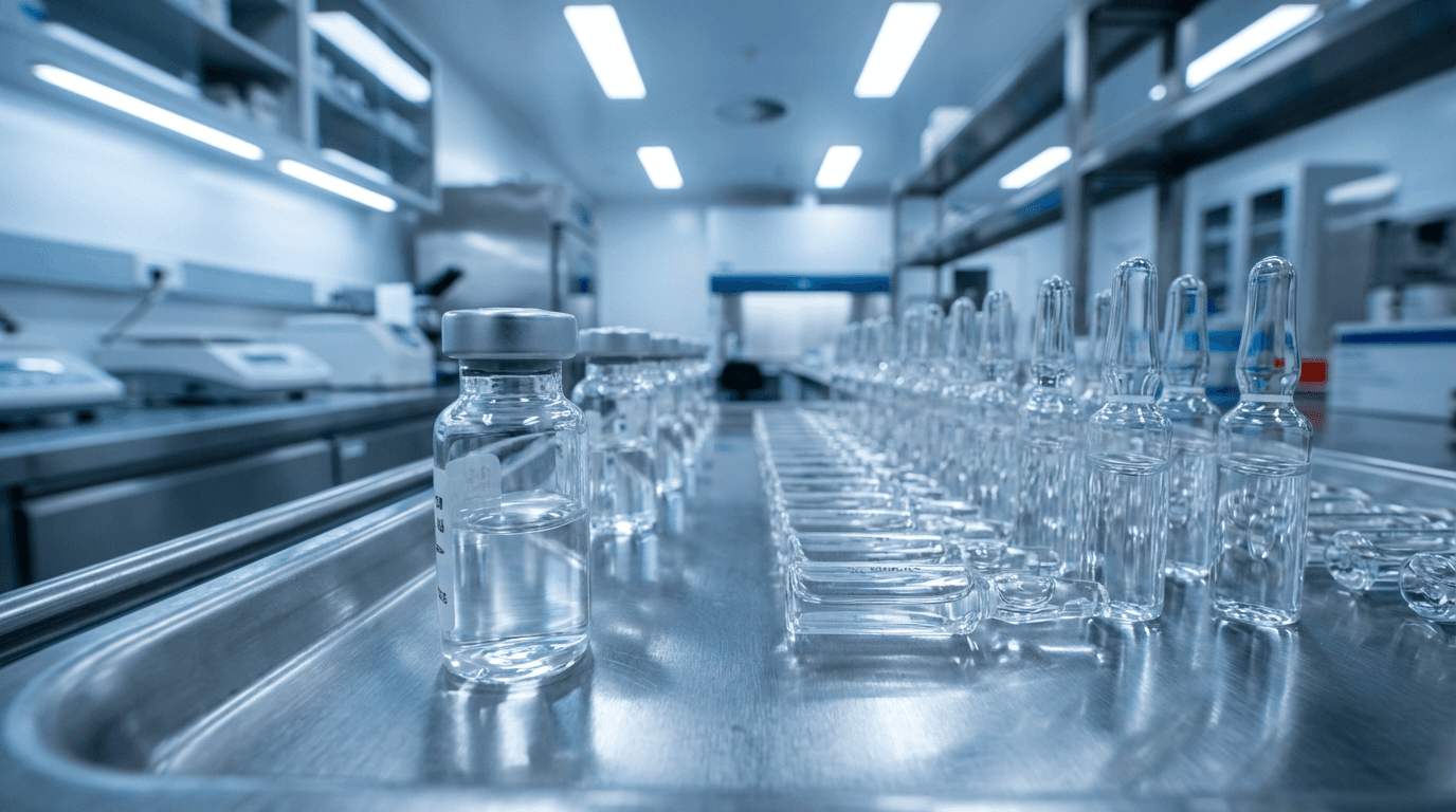 Molecular structure of peptide chains used in therapeutic medicine
