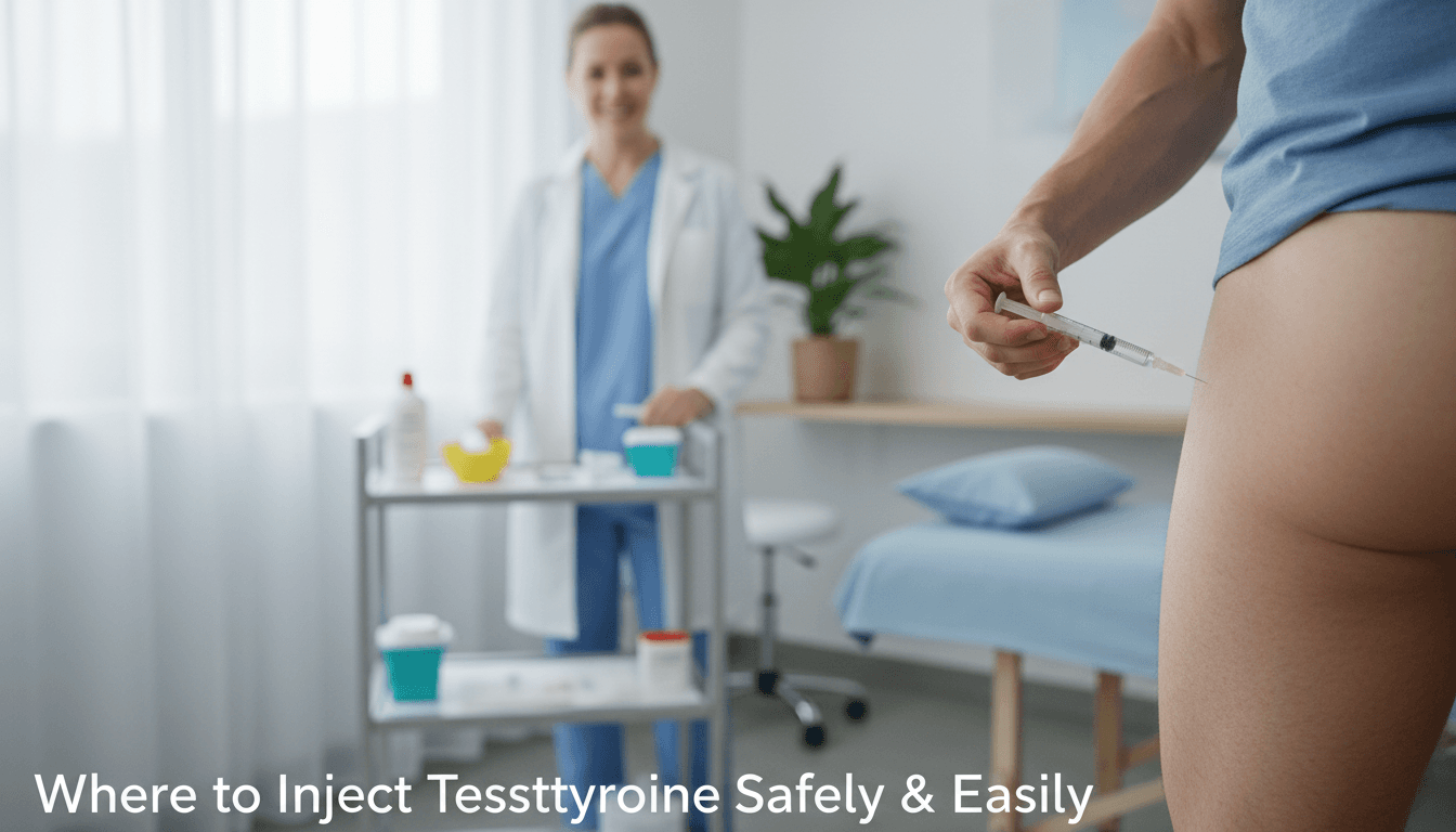 Where to Inject Testosterone Safely & Easily